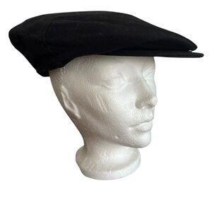 Vintage Tupac Shakur 2Pac Men Black Newsboy Cap Rare Rap Music Urban Streetwear